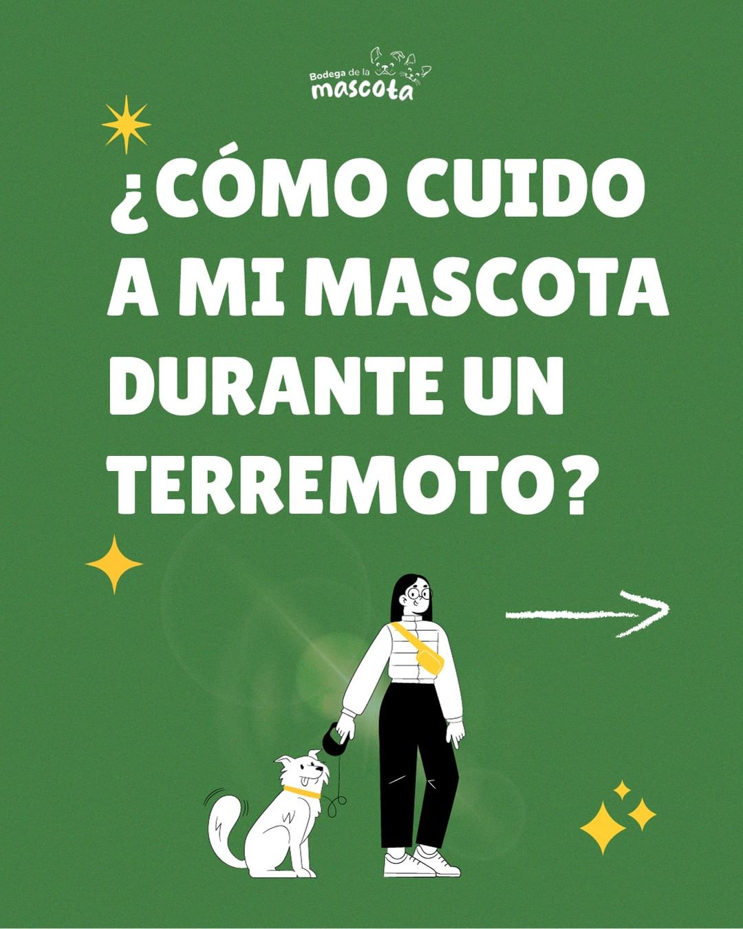 ¿Cómo cuido a mi mascota durante un terremoto?