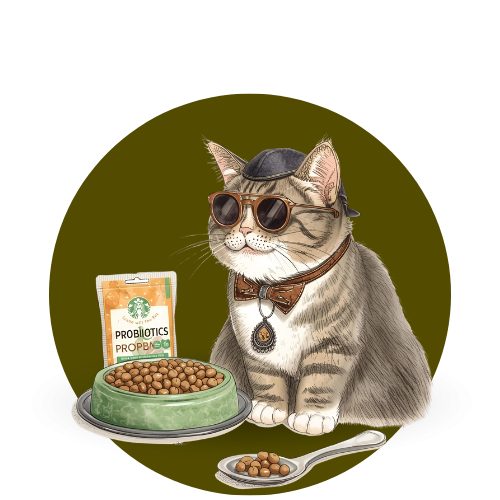 Prebióticos y Probióticos para Gatos