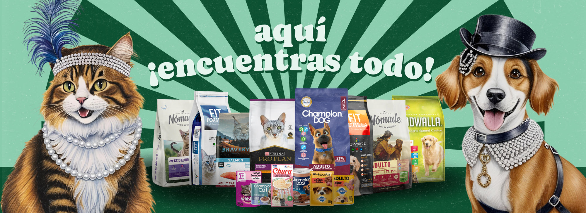 Aquí encuentras todo para tu mascota