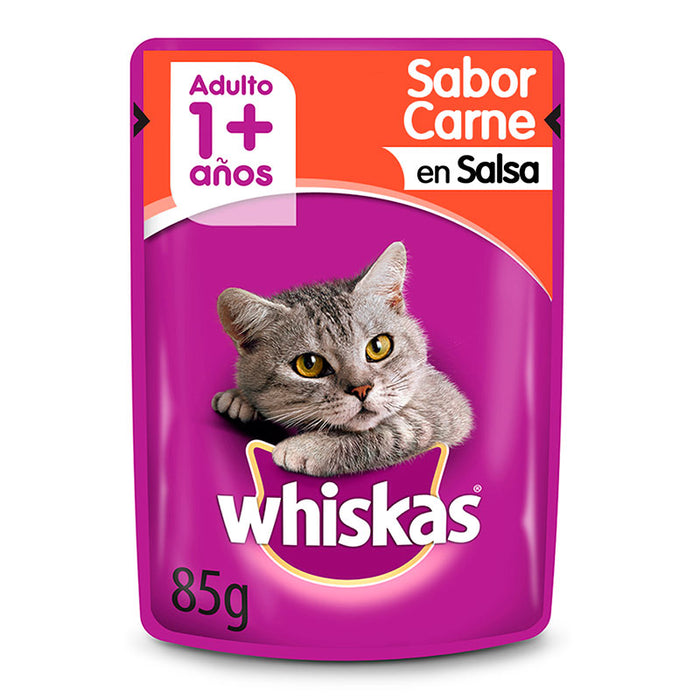 Sobre Carne en salsa Whiskas Alimento Húmedo - Gato Adulto