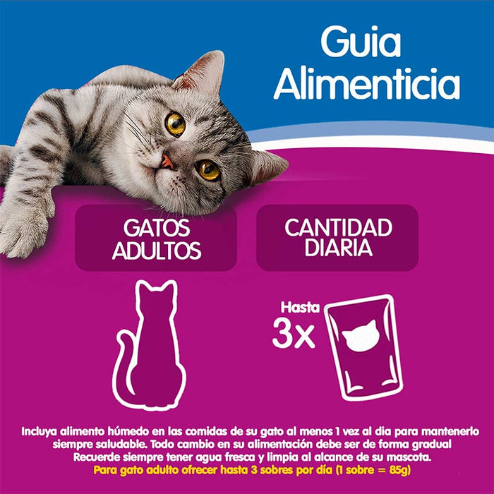 Sobre Atún en salsa Whiskas Alimento Húmedo - Gato Adulto