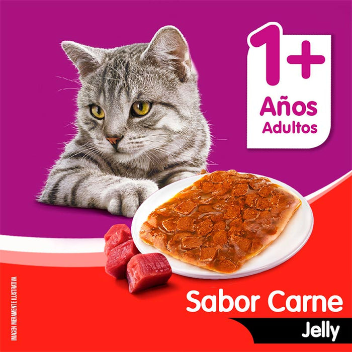 Sobre Carne jelly Whiskas Alimento Húmedo - Gato Adulto