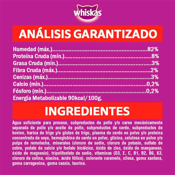 Sobre Carne jelly Whiskas Alimento Húmedo - Gato Adulto