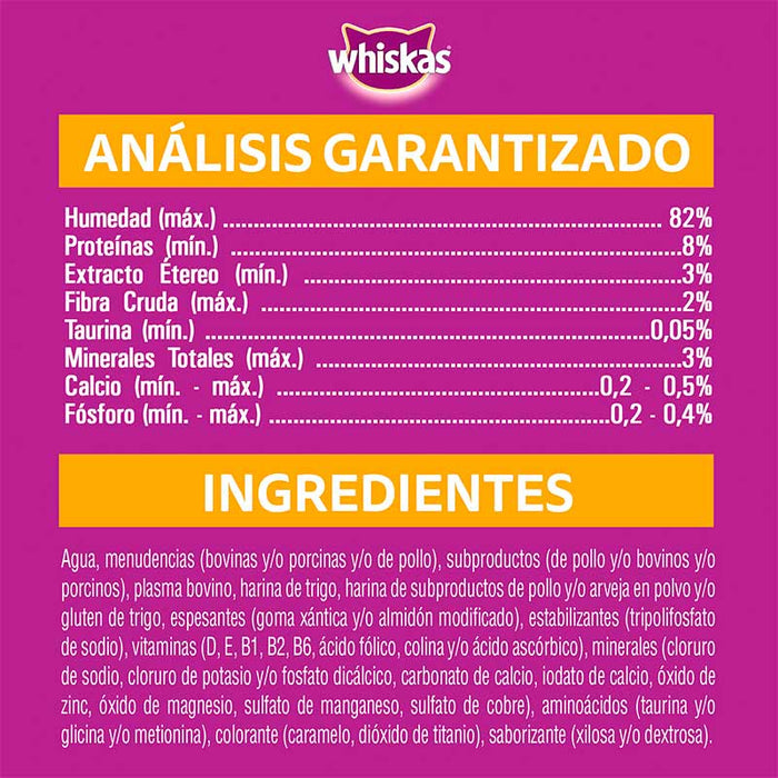 Sobre Pollo en salsa Whiskas Alimento Húmedo - Gato Adulto