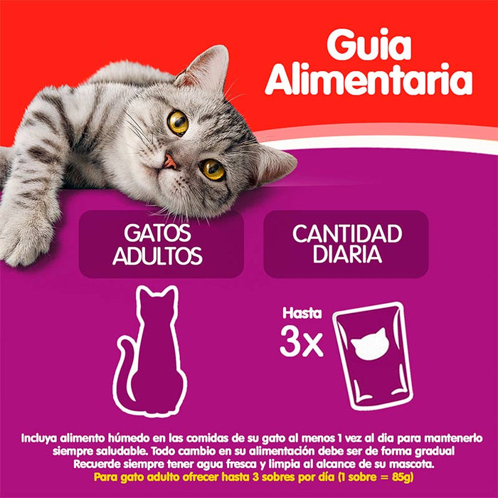 Sobre Carne en salsa Whiskas Alimento Húmedo - Gato Adulto