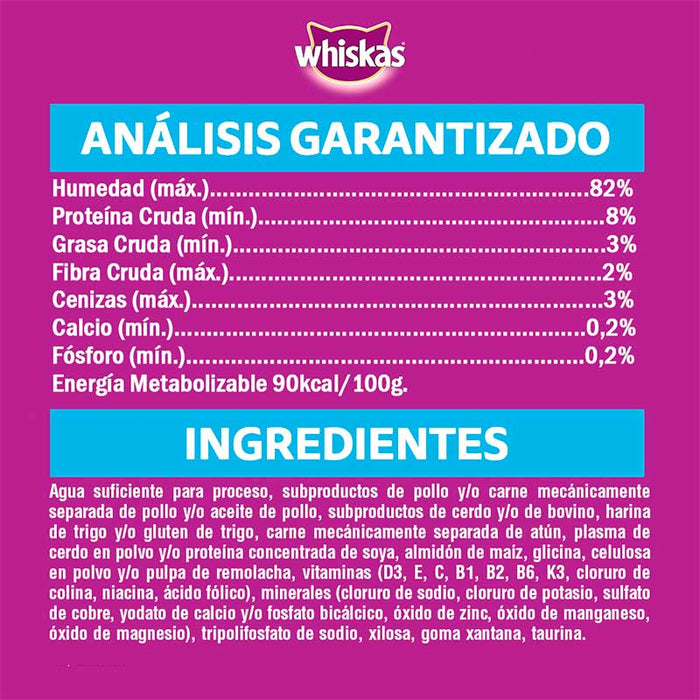 Sobre Atún en salsa Whiskas Alimento Húmedo - Gato Adulto