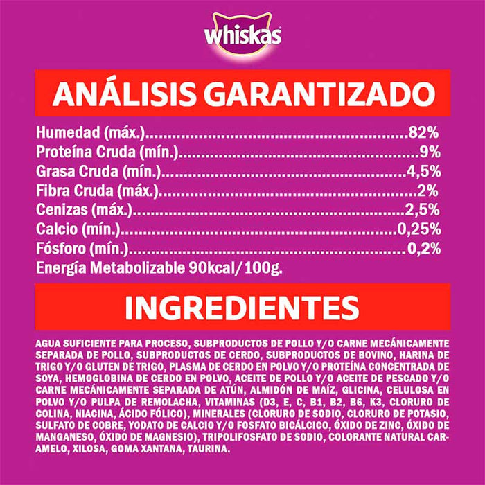 Sobre Carne en salsa Whiskas Alimento Húmedo - Gatitos Cachorros