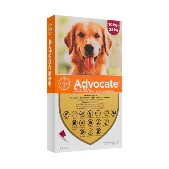 Advocate Pipeta Perro 10 - 25 kg