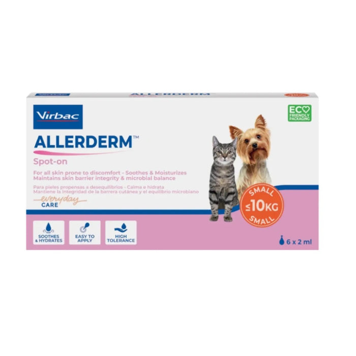 Allerderm Virbac Pipeta Dermatológica para Perros y Gatos