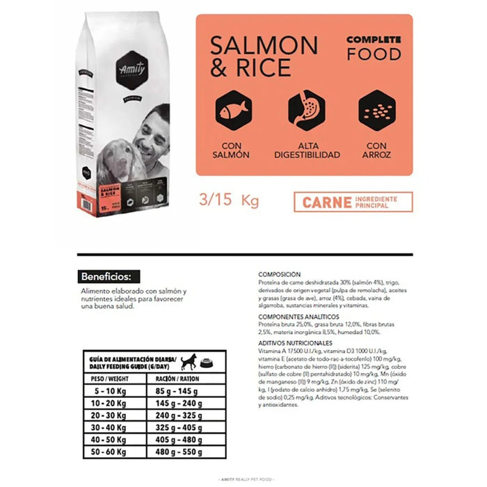 Amity Premium Dog Salmon & Rice