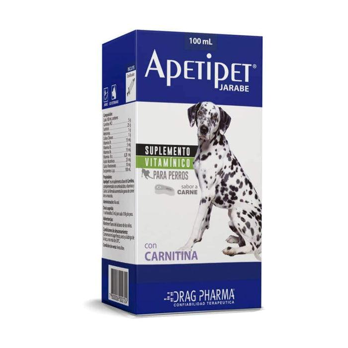 Apetipet Jarabe Suplemento Vitamínico para Perros