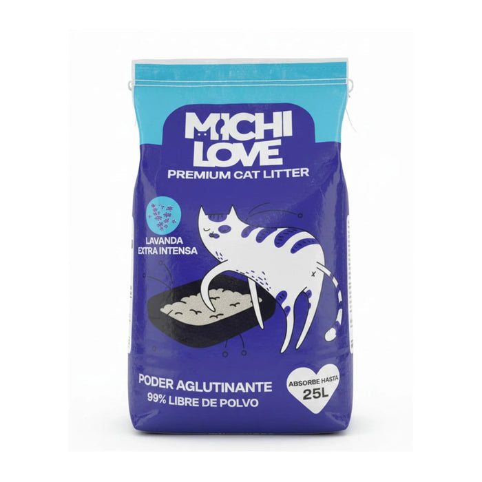 Arena Michi Love Lavanda para Gatos