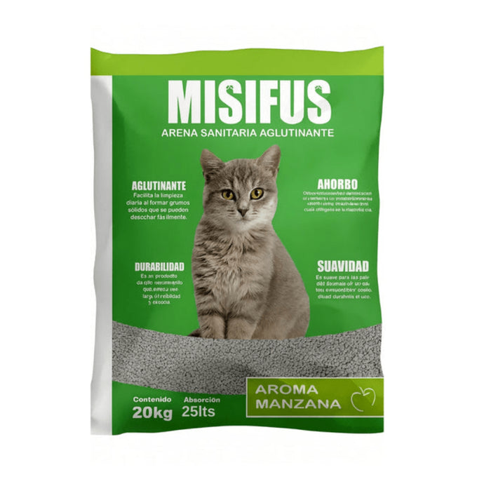 Arena Misifus Aroma Manzana