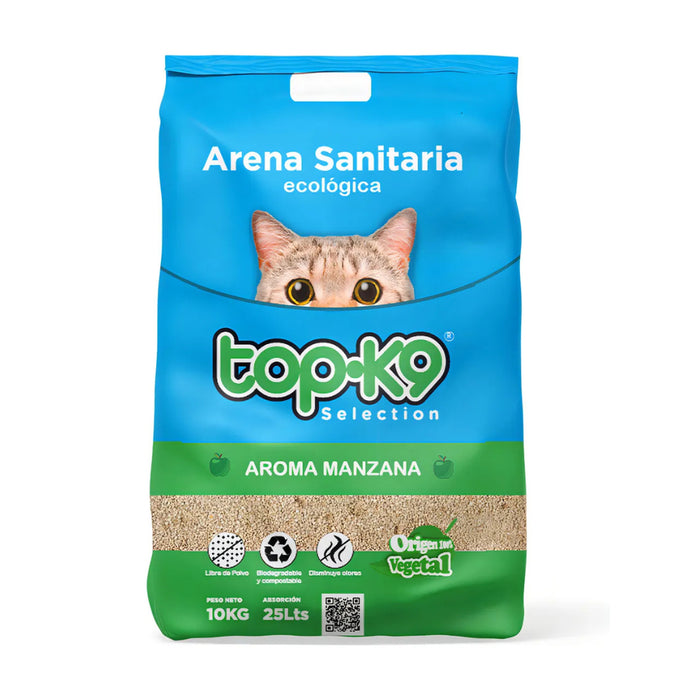 Arena Sanitaria Ecológica Top K9 Aroma Manzana