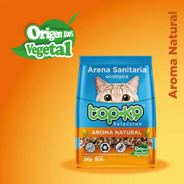 Arena Sanitaria Ecológica Top K9 Aroma Natural
