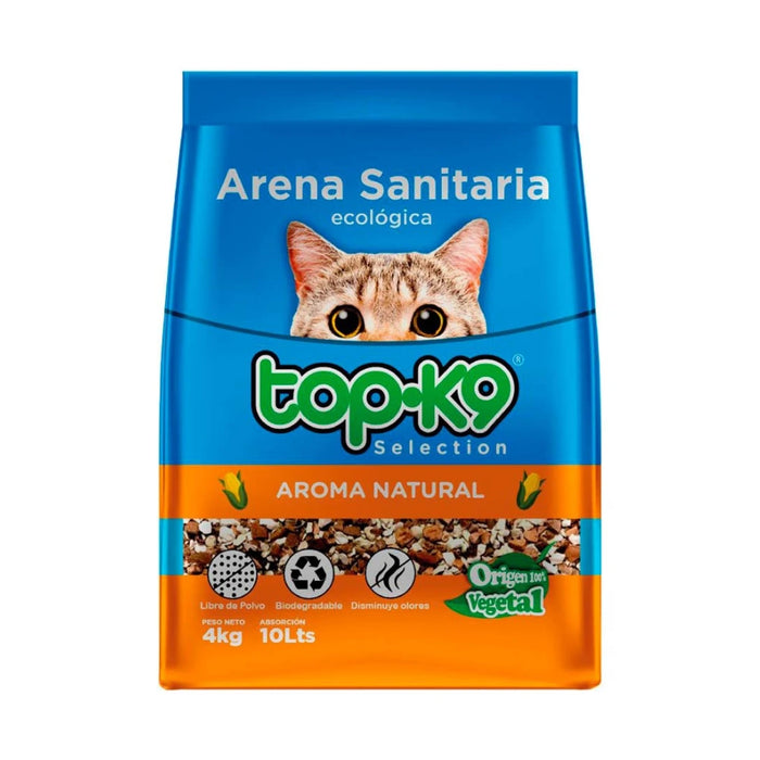Arena Sanitaria Ecológica Top K9 Aroma Natural