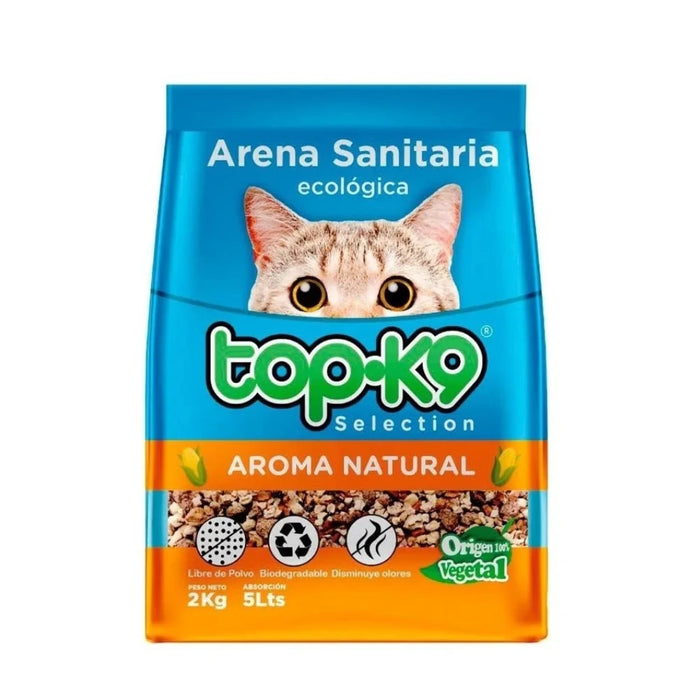 Arena Sanitaria Ecológica Top K9 Aroma Natural