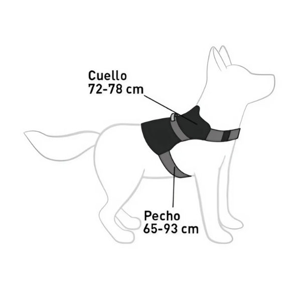 Arnés para Mascotas Police K9 Talla XL Buen Amigo