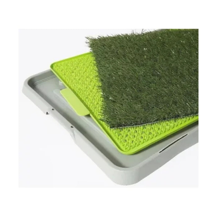 Baño Sanitario Ecológico con Pasto Sintético 68x44cm - Potty Patch