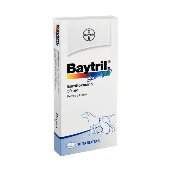 Baytril 50mg Comprimidos Saborizados