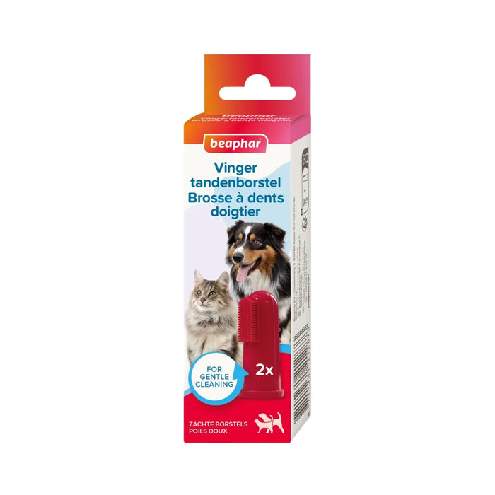 Beaphar Cepillo Dental de Dedo para Perros y Gatos