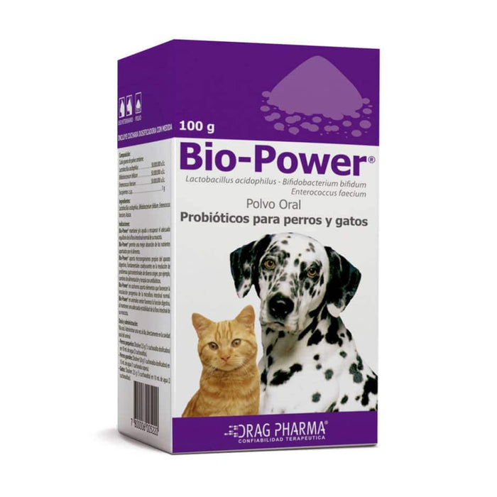 Bio Power Drag Pharma Probiótico para perros y gatos