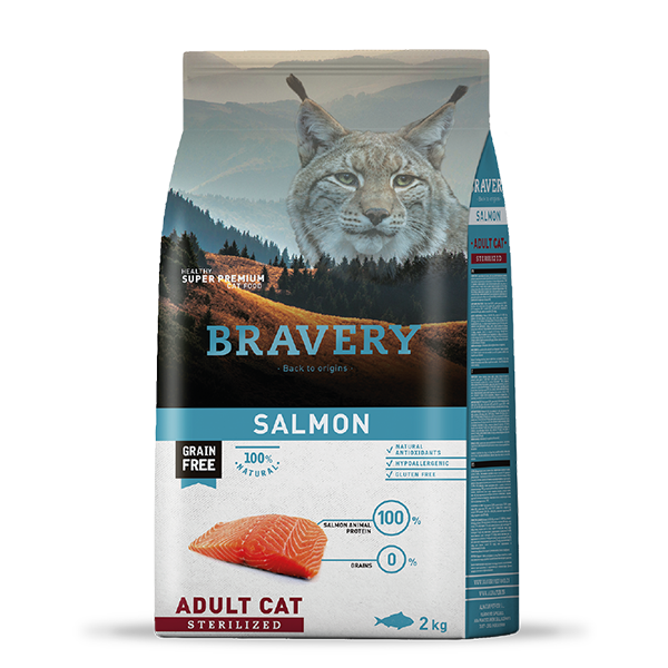 Bravery Salmon Adult Cat Sterilized