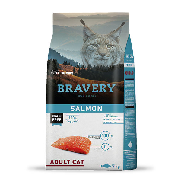 Bravery Salmon Adult Cat