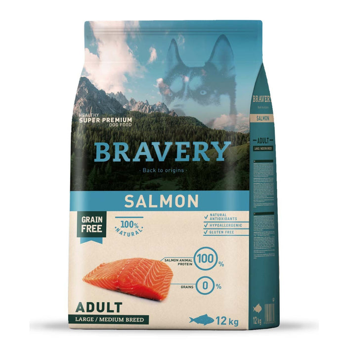 Bravery Salmon Adult Large/Medium Breeds