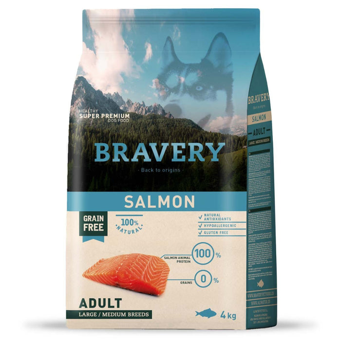 Bravery Salmon Adult Large/Medium Breeds