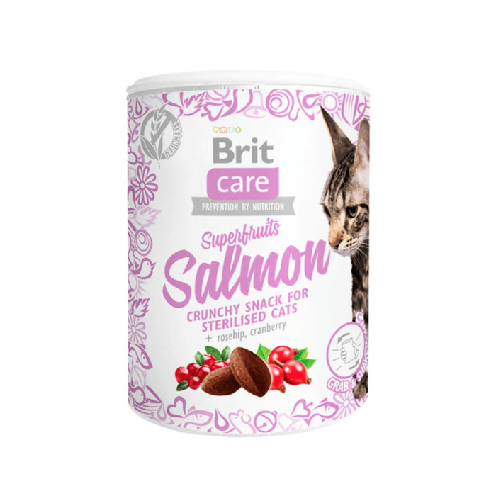 Brit Care Cat Snack Superfruits Salmón Esterilizado