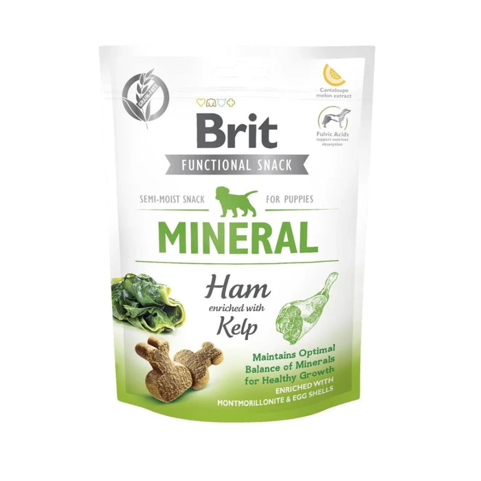 Brit Care Functional Snack Mineral, Jamón con Kelp para Cachorros