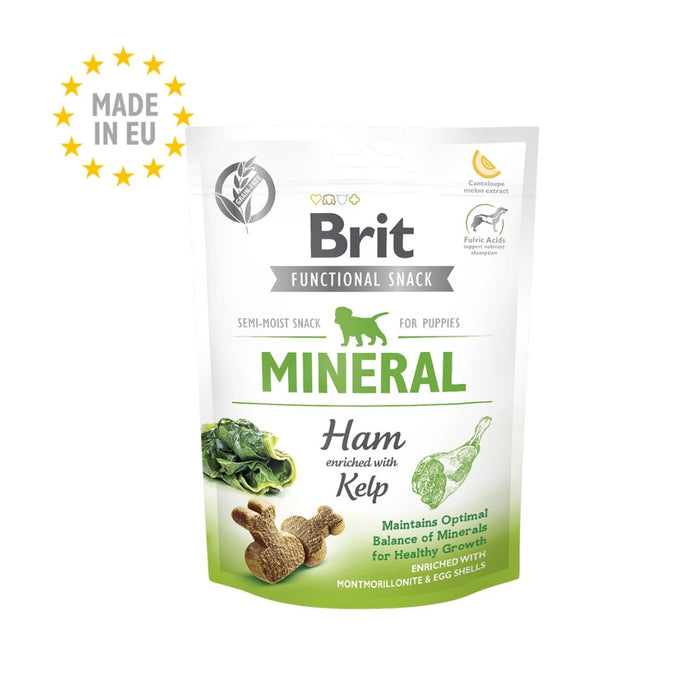 Brit Care Functional Snack Mineral, Jamón con Kelp para Cachorros