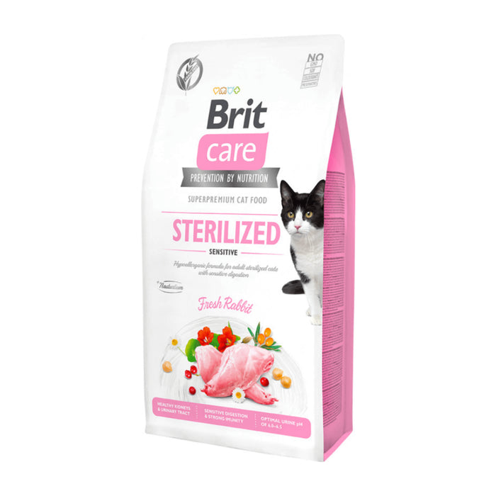 Brit Care GF Gato Sterilized Sensitive Conejo