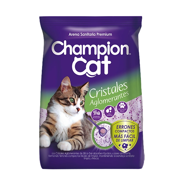 Arena Sanitaria Champion Cat Cristales Aglomerantes