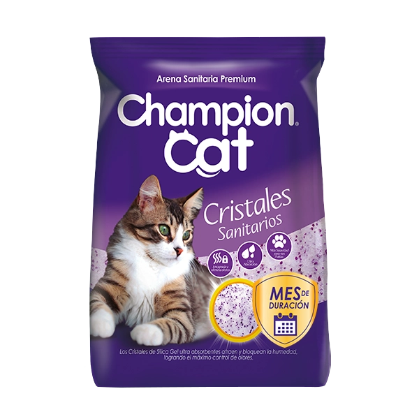 Arena Sanitaria Champion Cat Cristales Sanitarios