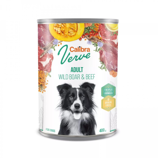 Calibra Dog Verve Grain Free Lata Salmón y Pavo