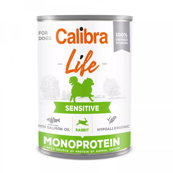 Calibra Dog Life Sensible Lata Monoproteica de Conejo