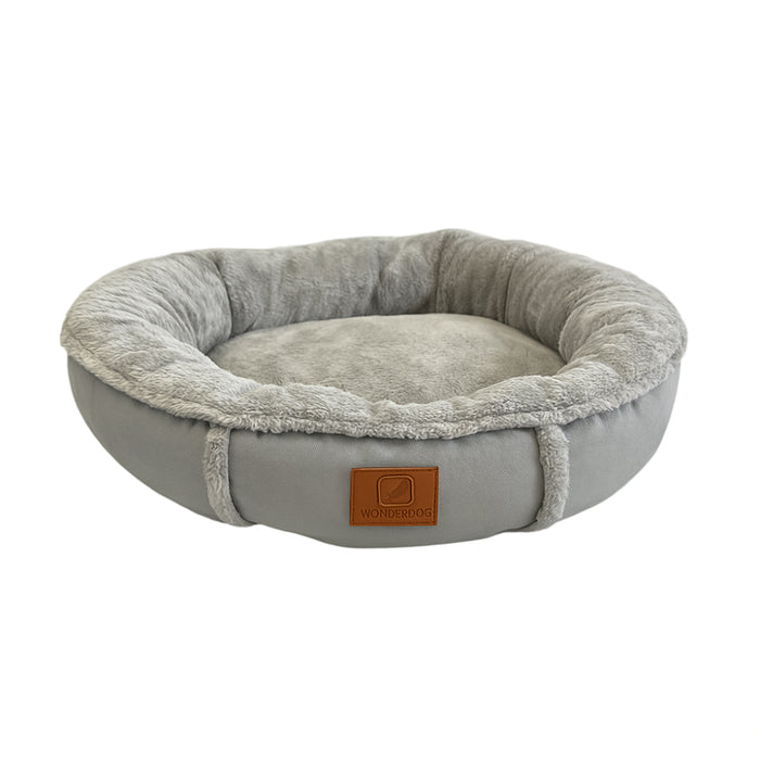 Cama Peluda Gris Wonder Dog