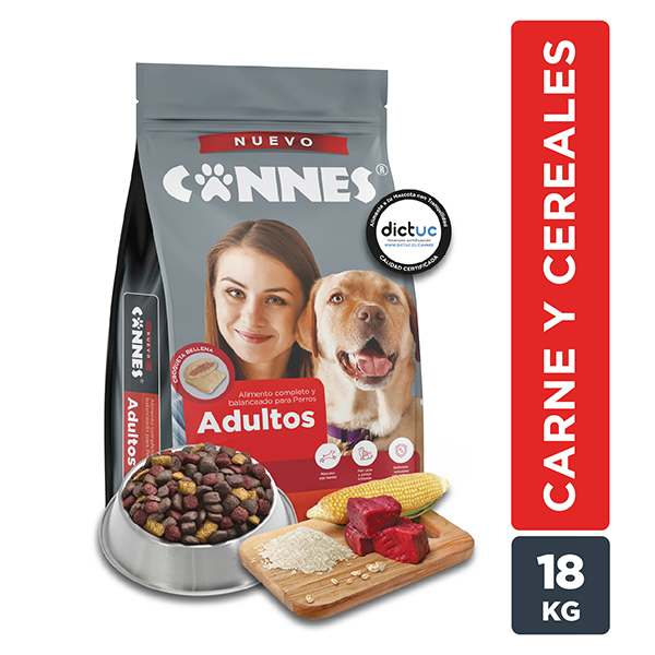 Cannes Adulto Carne y cereales