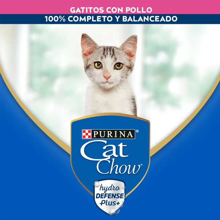 Cat Chow Pollo Alimento Húmedo - Kitten Gatos Cachorros