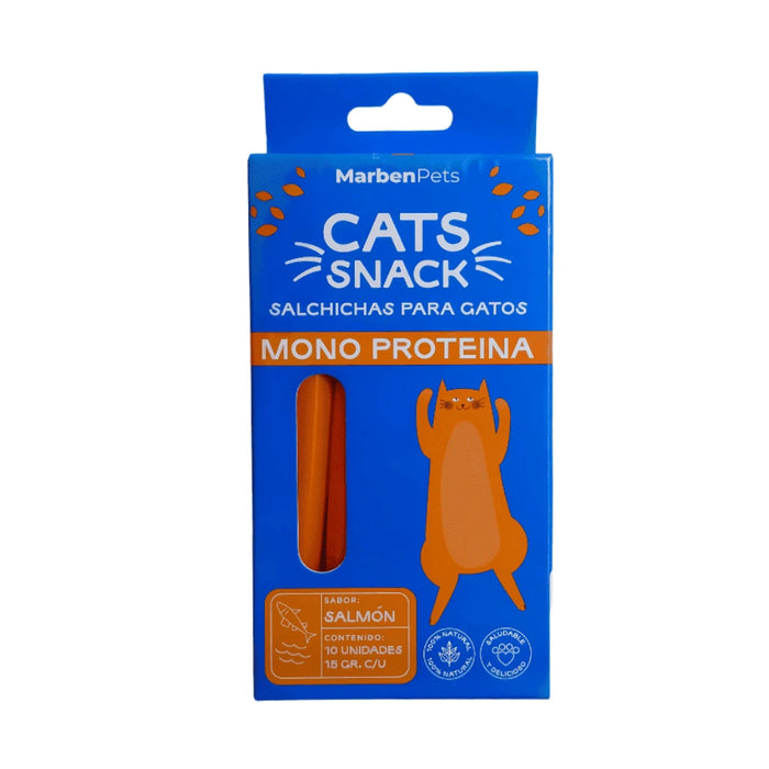 Cats Snack Salchichas Monoproteicas de Salmón