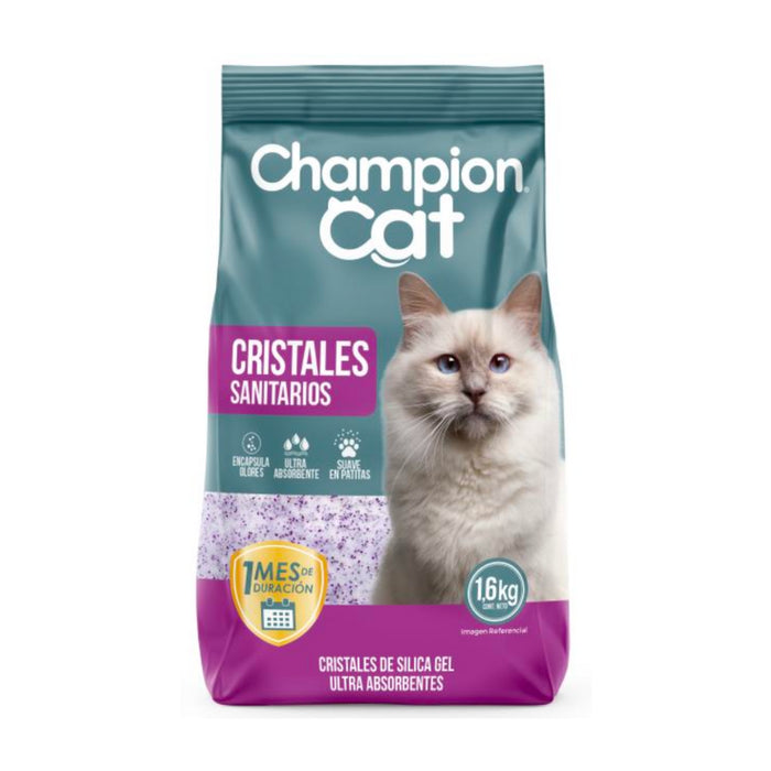 Arena Sanitaria Champion Cat Cristales Sanitarios