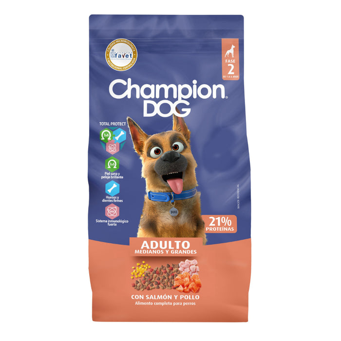 Champion Dog Adulto, Salmón y Pollo