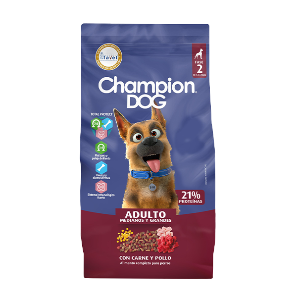 Champion Dog Adulto, Carne y Pollo | Bodega de la Mascota