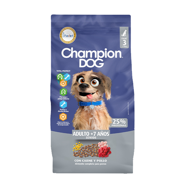 Champion Dog Senior, Carne y Pollo