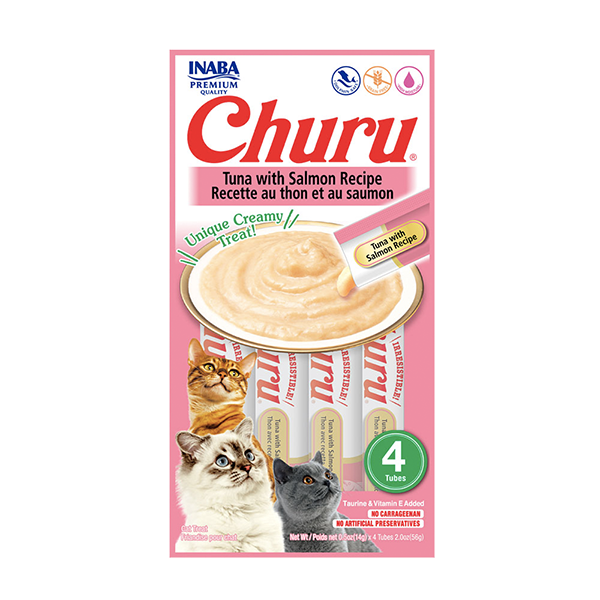 Churu para gato, sabor Atún con Salmón