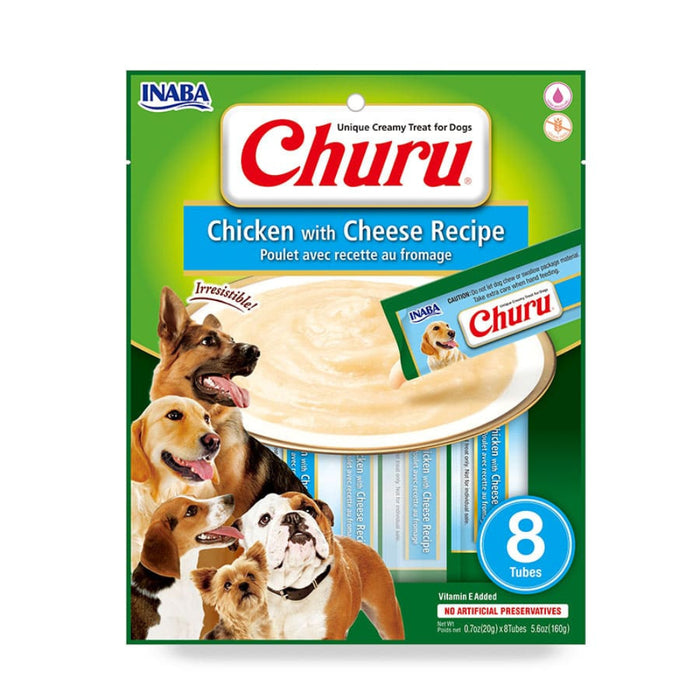Churu para Perro, sabor Pollo con Queso 8 unidades