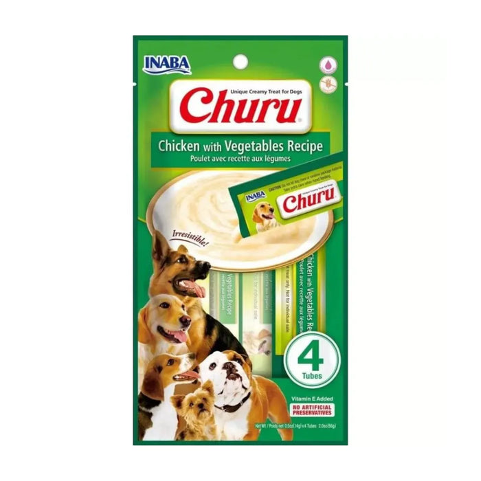 Churu para Perro, sabor Pollo con Vegetales