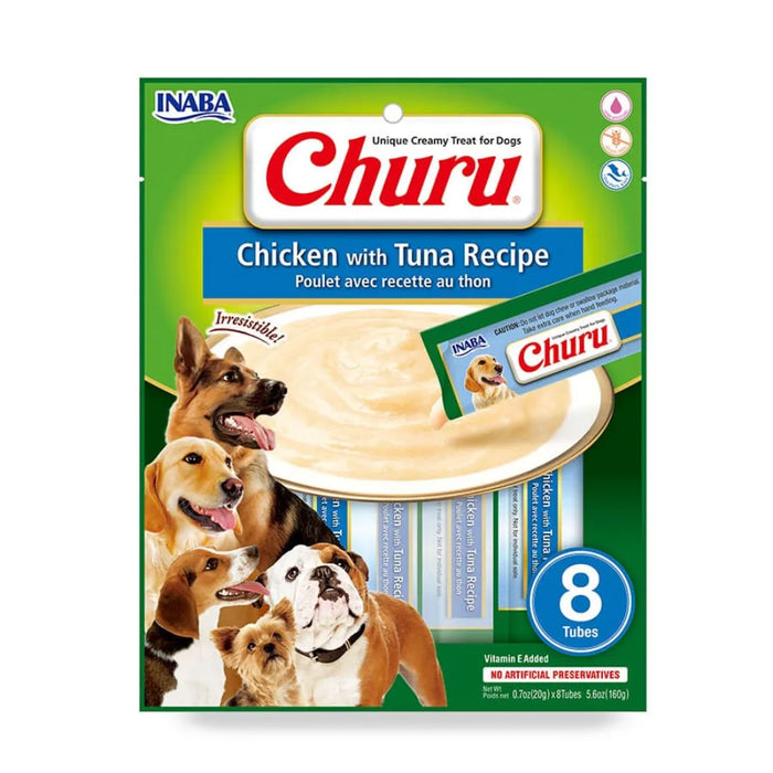 Churu para Perro, sabor Pollo y Atún 8 Unidades